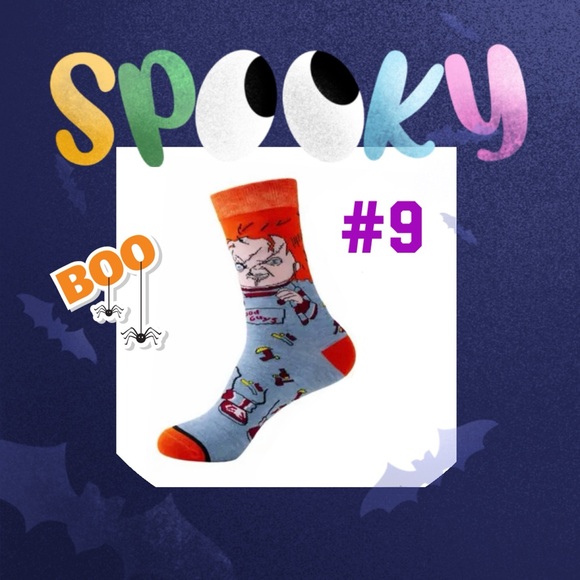 Socks, NIP, Horror, Unisex, Colorful, Perfect Horror Movie Night Accessory - Picture 1 of 3